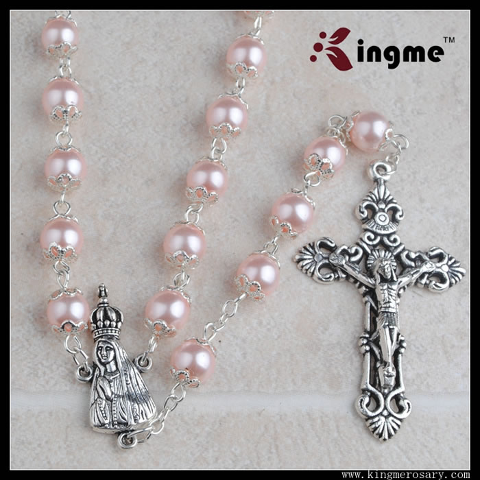 Pearl beads rosary,pearl beads rosary